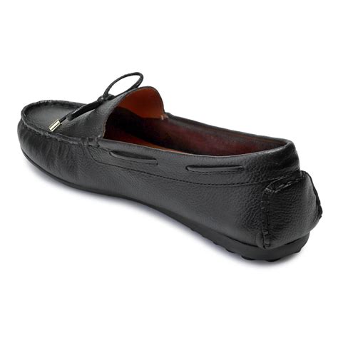 Churchillshoes: Black Moccasin - Women Leather shoes | Buy online ...