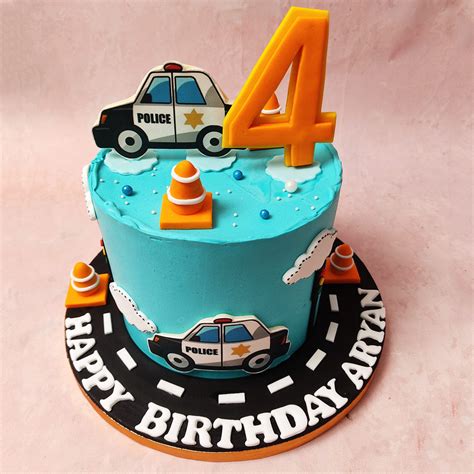 Police Cake | Police Car Cake | Cop Cake – Liliyum Patisserie & Cafe
