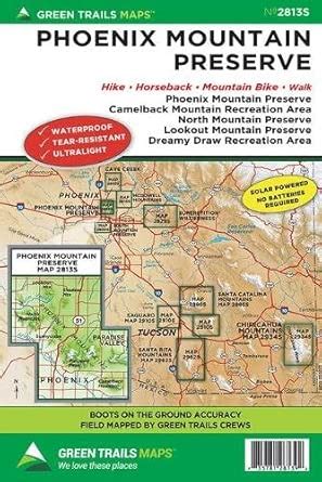 Buy Phoenix Mountain Preserve, Az Map (Green Trails Maps) Book Online ...