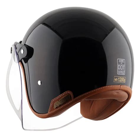 AXOR RETRO JET HELMET (Gloss Black)