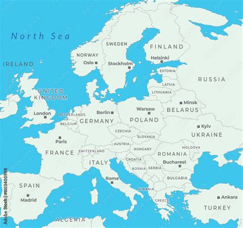 Regional Map of Europe 的图像结果