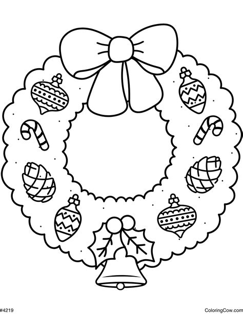 Christmas Coloring Pages - Coloring Cow