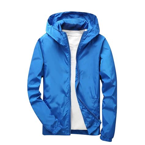 Boys Rain Jacket Youth Waterproo𝗳 Hooded Raincoats for Boy Lightweight ...