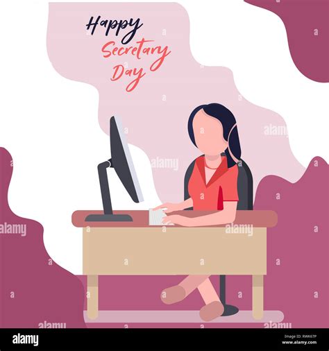 happy secretary day Stock Photo - Alamy