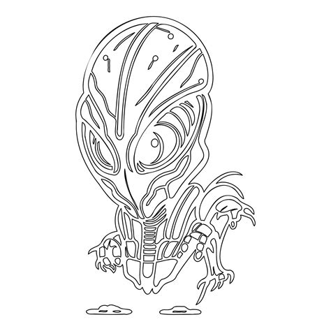 Alien Outline 的图像结果