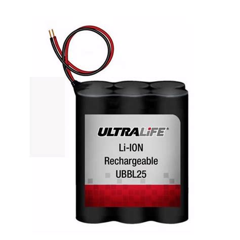 Lithium-ion rechargeable battery - UBBL25-C1 - Ultralife Corporation ...