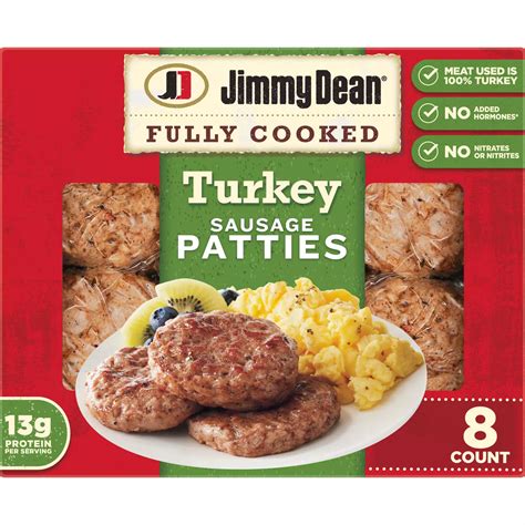 Jimmy Dean Fully Cooked Turkey Sausage Patties | Fig App