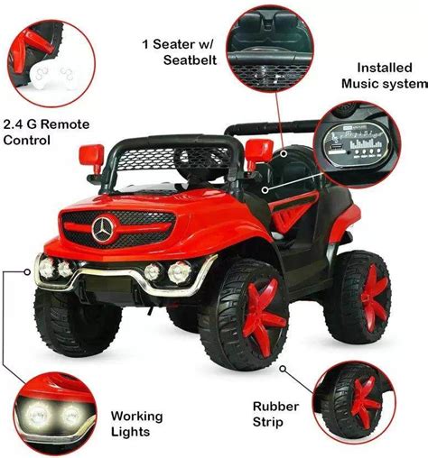 PATOYS | JM2188 ride on jeep truk upto 7 Years Kids with Remote in 12V ...