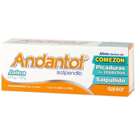 Andantol: Alivio de Picazón e Inflamación | Farmacia Sanborns
