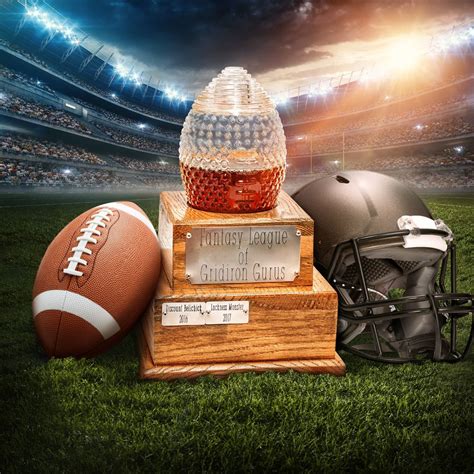 Glass Fantasy Football Trophy Decanter (3 Month Backorder)