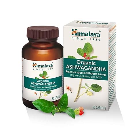 Himalaya Organic Ashwagandha 670Mg |Helps Release Stress | Rejuvenates ...
