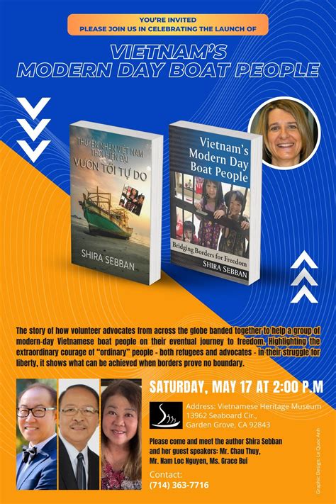 Book launch: Vietnam’s Modern Day Boat People by Shira Sebban, 13962 ...