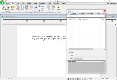 Image result for Https Finaldraft.com Tutorials