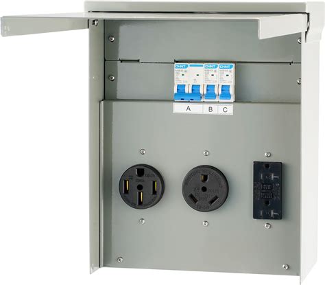 Kinchoix Temporary Power Outlet Panel, RV Electrical 20 and 30-Amp ...