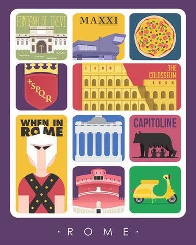 The Craftz Rome Poster : Amazon.in: Home & Kitchen