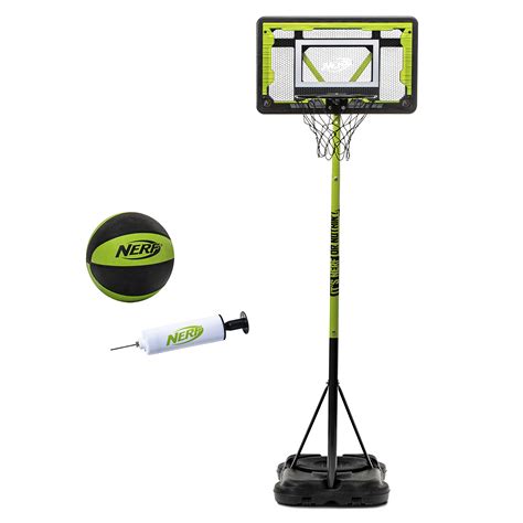 Buy NERF Pro Hoop - 30" Portable Basketball System Basketball - Steel ...