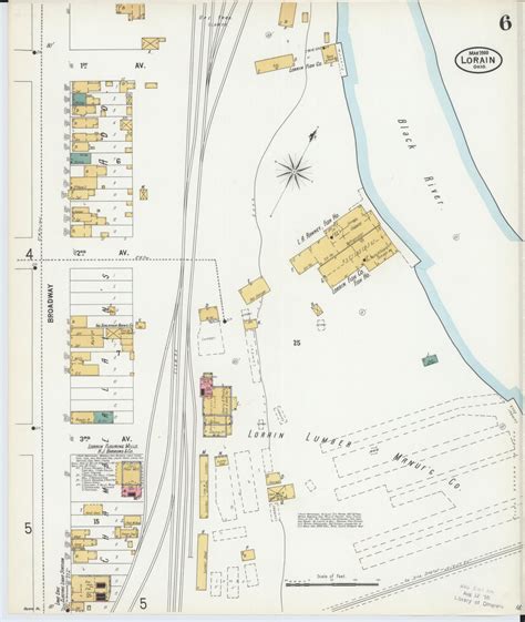 Sanborn Fire Insurance Map from Lorain, Lorain County, Ohio (1900 ...
