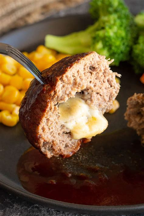 Easy Hambagu Recipe - Japanese Hamburger Steak | Wandercooks