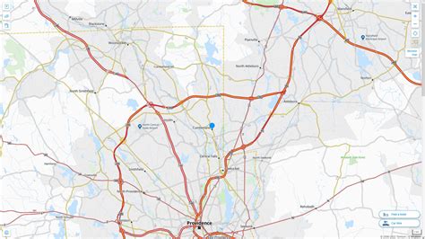 Cumberland, Rhode Island Map