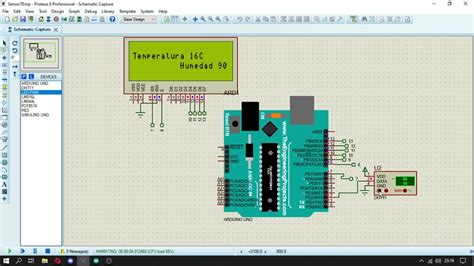 Image result for Cablage Proteus DHT11 Virtual Monitor