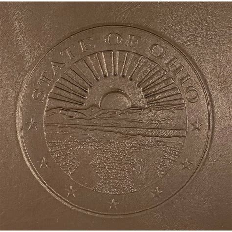 Ohio State Seal Padfolio – Statehouse Museum Shop