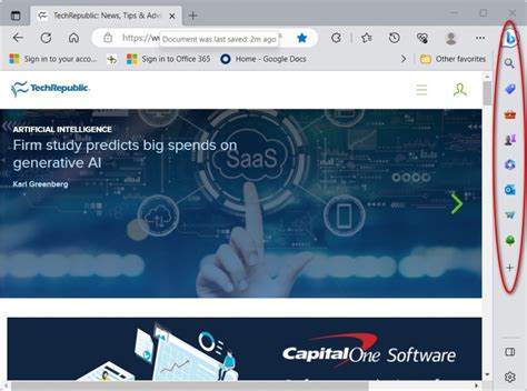 Image result for Edge Sidebar