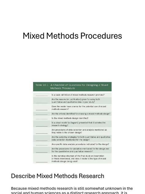 Image result for Mixed Methods Procedur Diagram