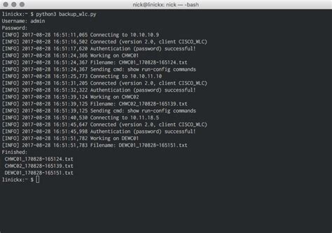 Python Backup Script 的图像结果
