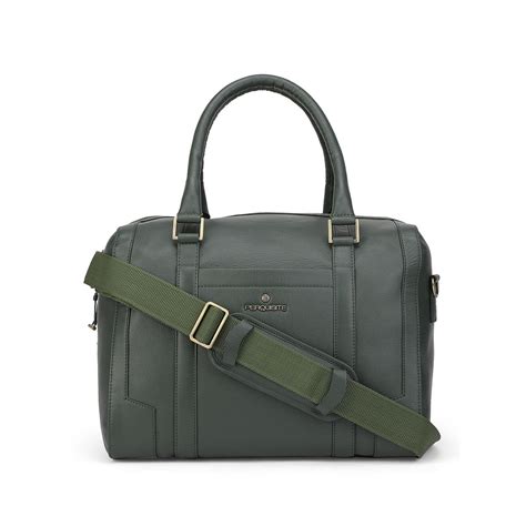 Buy Perquisite Marisa Valise Dark Green Duffle Bag Online
