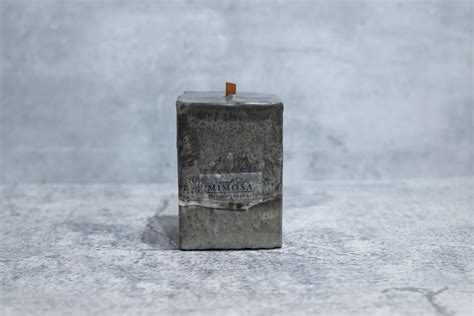【Woodの香り】Hetero'geneousアロマ / 7×7×10cm | candleMimosa