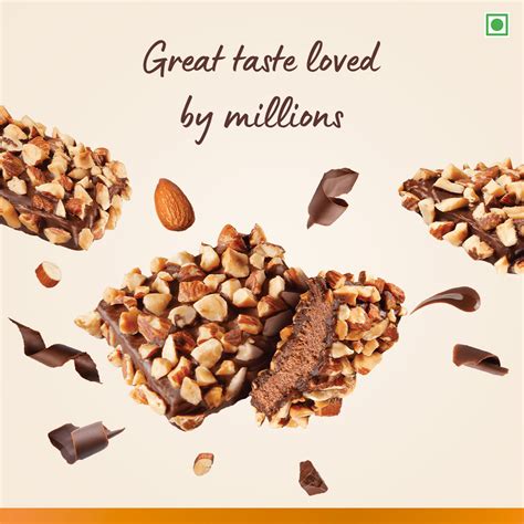 Almond Brittle Brownie 4 Pcs Box – Loyka