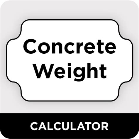 Concrete Weight Calculator - App on Amazon Appstore