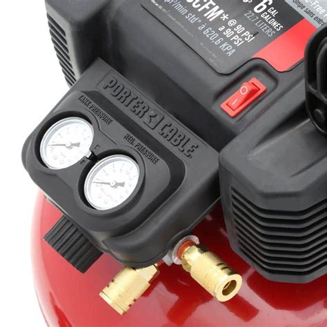 Buy 6 Gal. 150 PSI Portable Electric Air Compressor and 18-Gauge Brad ...