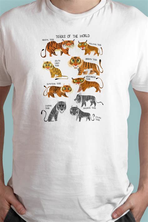 Tigers of the World (compilation) T-shirt – Happy Wagon