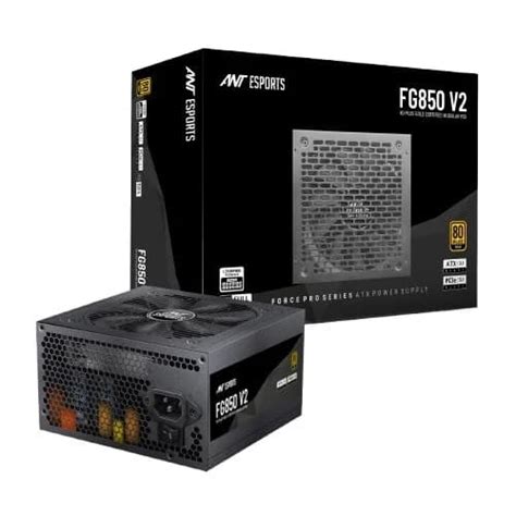Ant Esports FG850 V2 850W 80 Plus Gold Fully Modular SMPS – 4 PCIe ...