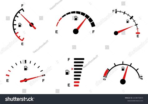 Fuel Indicator Gas Petrol Gasoline Diesel Stock Vector (Royalty Free) 2138772673 | Shutterstock