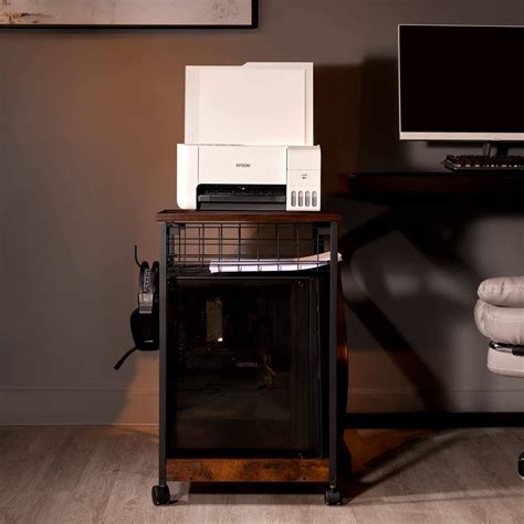 Computer Tower Stand,Pc Stand,Tower Stand,PC Stand For Under Desk,Black ...