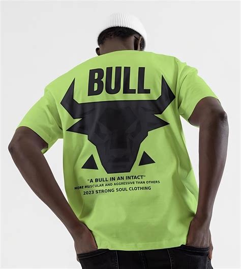 Gym Oversized T Shirt - THE BULL - 15 Days Return – Strong Soul