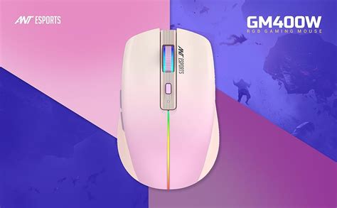 Ant Esports GM400W RGB Wireless Gaming Mouse, Stylish Mouse for ...