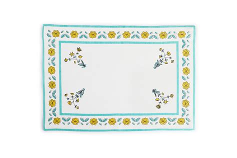 Iznik Pietra Dura Mat & Napkin Set – The Art-chives
