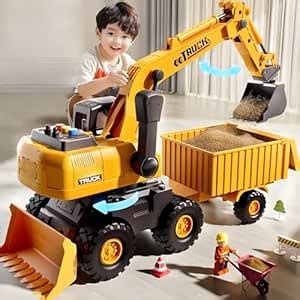 JCB Big Size, Croctopus Construction Vehicle Toy Set, Excavator with ...