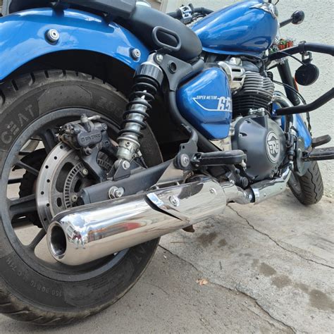 Royal Enfield Super Meteor 650 Replica Exhaust with Performance - KP R ...