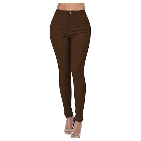 Fulijie Dark Brown Jeans Women,Womens Brown Jeans,P Brown Jeans,TEST ...
