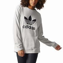 Image result for Adidas Grey Sweatshirt Women's