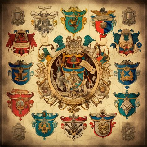 Coat Of Arms Shield Symbols Meanings