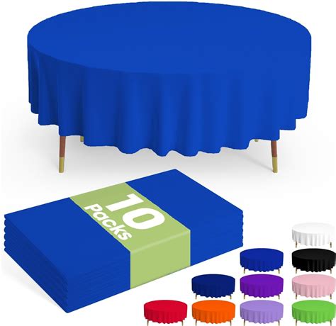 Amazon.com: Pureegg Plastic Table Cloth Disposable - 10 Pack ...