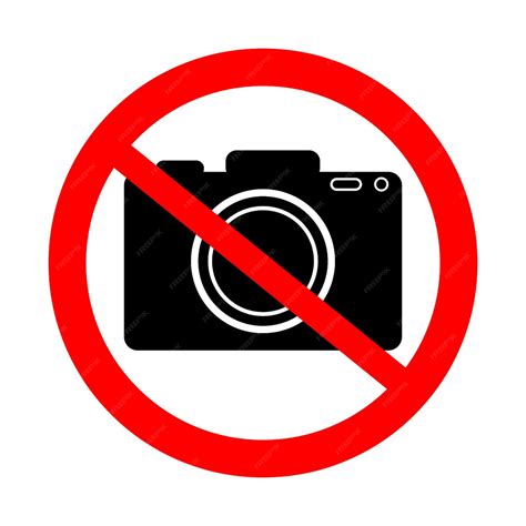Está prohibido tomar fotografías señal de advertencia fotográfica ...
