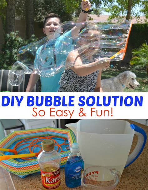 Get the Kids Outside with This EASY DIY Bubble Solution