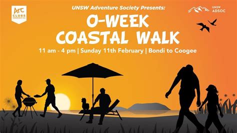 UNSW ADSOC PRESENTS: O-WEEK COASTAL WALK, Bondi to Coogee Coastal Walk ...