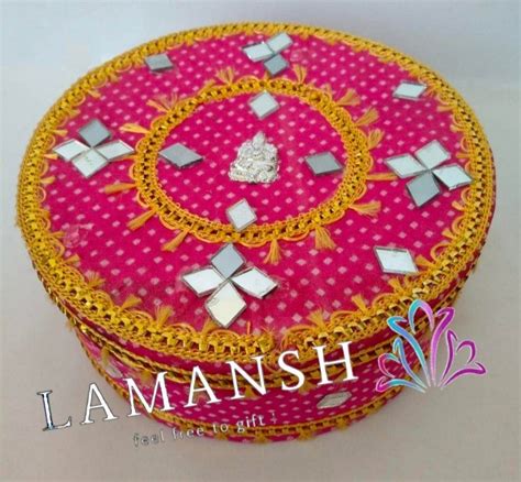 LAMANSH® ( Pack of 50, 8 inch diameter) Rajasthani sweet Hamper Box fo ...